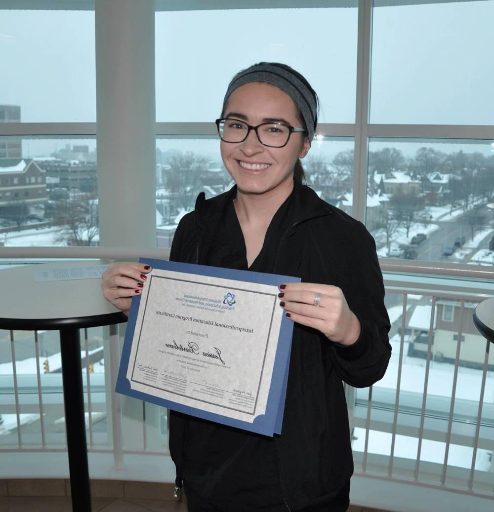 Image 1 of 10 Jessica Bartoleme, IPE Student Certificate Alumni 2018